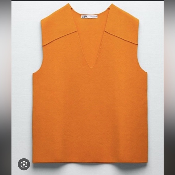 Zara | Oversized Knit Vest - Picture 3 of 4